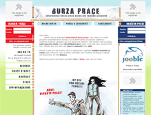 Tablet Screenshot of burzaprace.romea.cz